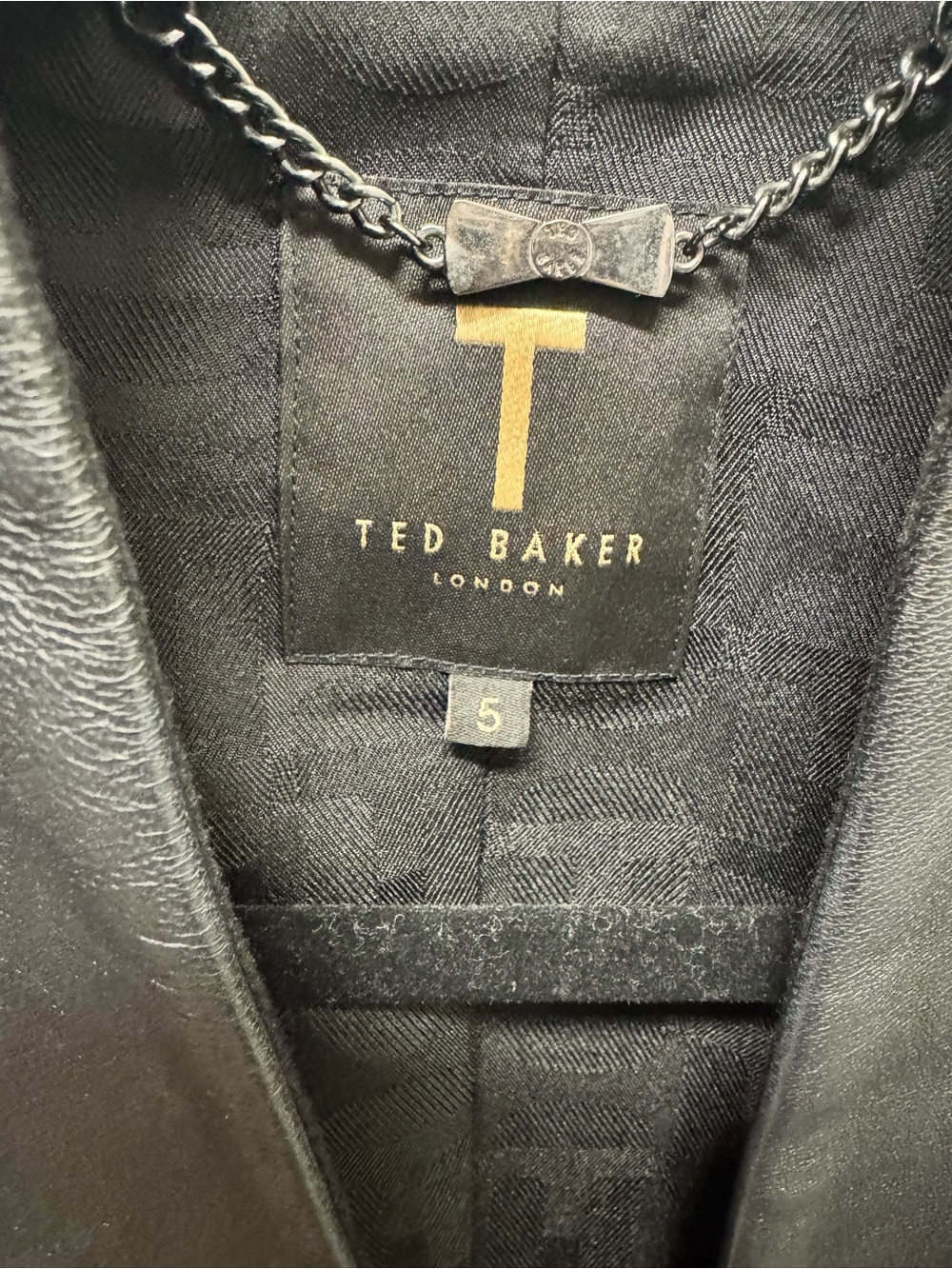 Ted Baker Black Coat 5 - Picture 3 of 5